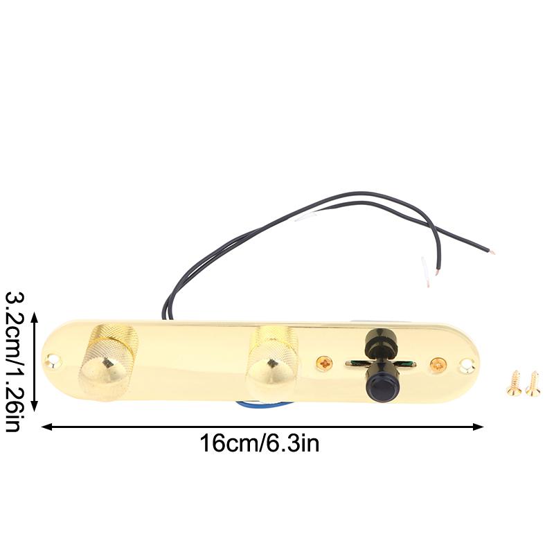 1Pc Way Wired Loaded Prewired Harness 3 Way Switch Knobs Linear Iron Plate Control Circuit Assembly For Tele Guitar Parts