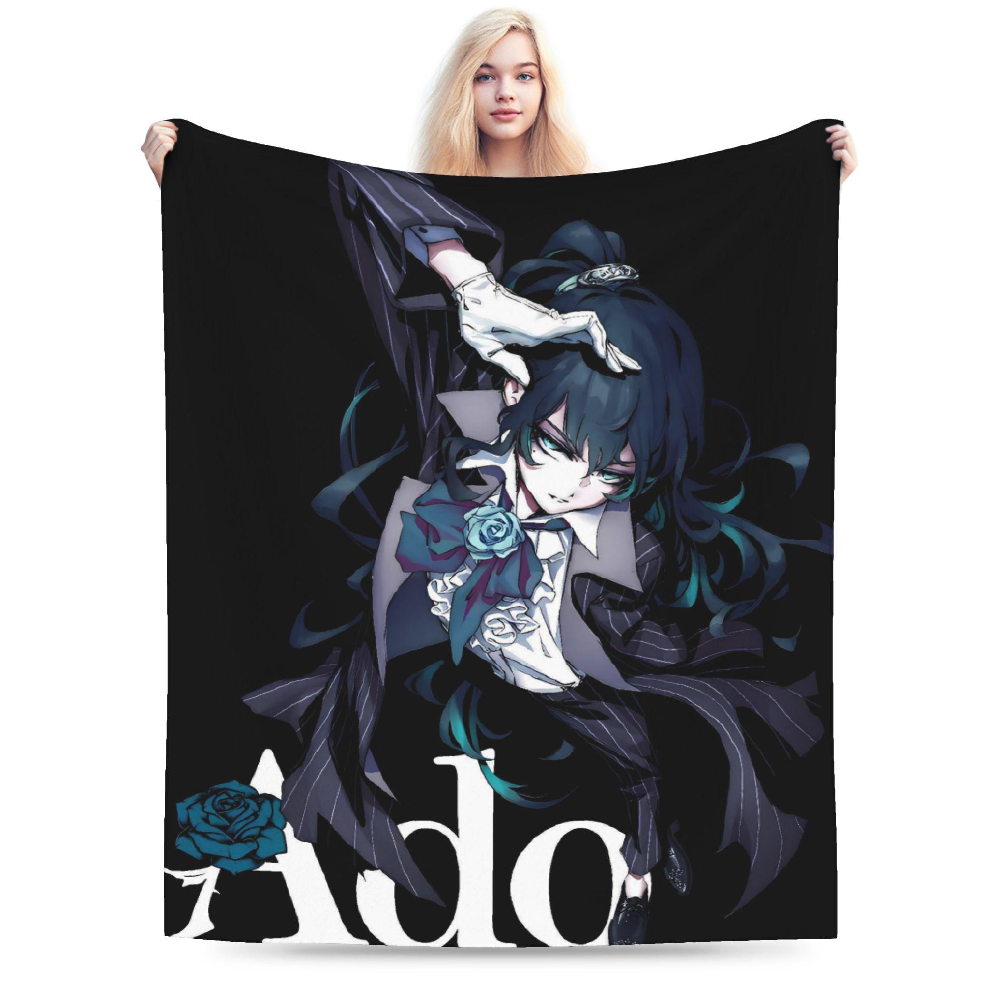 Ados World Tour Warm Soft Blanket Boy Girl Plush Throw Blanket Comfortable Bedroom Flannel Bedspread Sofa Bed Cover 30x40in