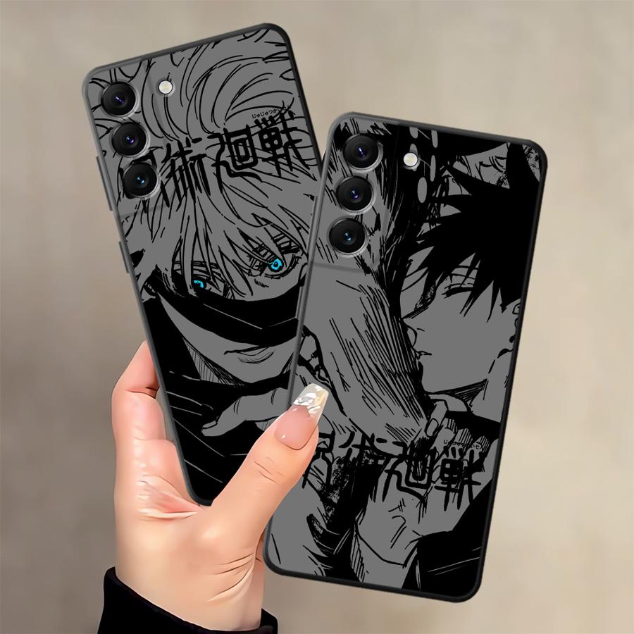 Soft Back Phone Cover Case for Samsung Galaxy A10 A20 Note 20 Ultra 9 10 A05 A03 A01 A02 A04 A06 A30 A40 A50 A70 Anime J-ujutsu