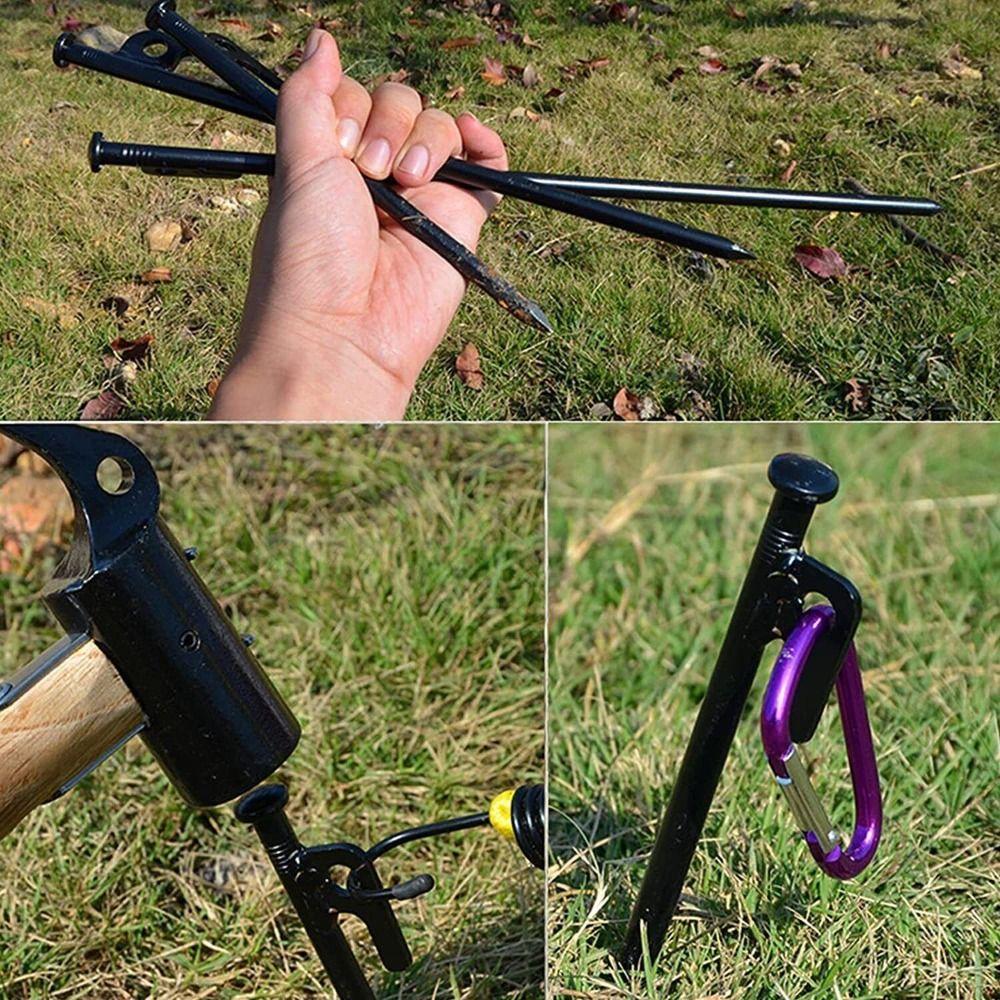10Pcs Heavy Duty Camping Pegs 30cm Tent Pegs Durable Ground Nails