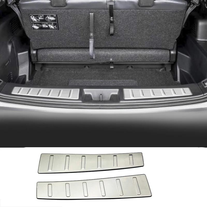 For Mitsubishi Outlander  23 2024 Stainless Steel Rear Bumper Guard Plate Cover tailgate Trunk Inner Guard Protector cover