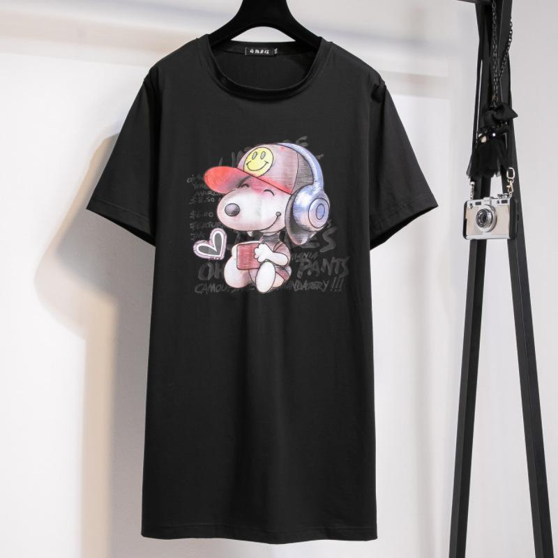 Plus Size Women's Summer Loose Mid Length Top