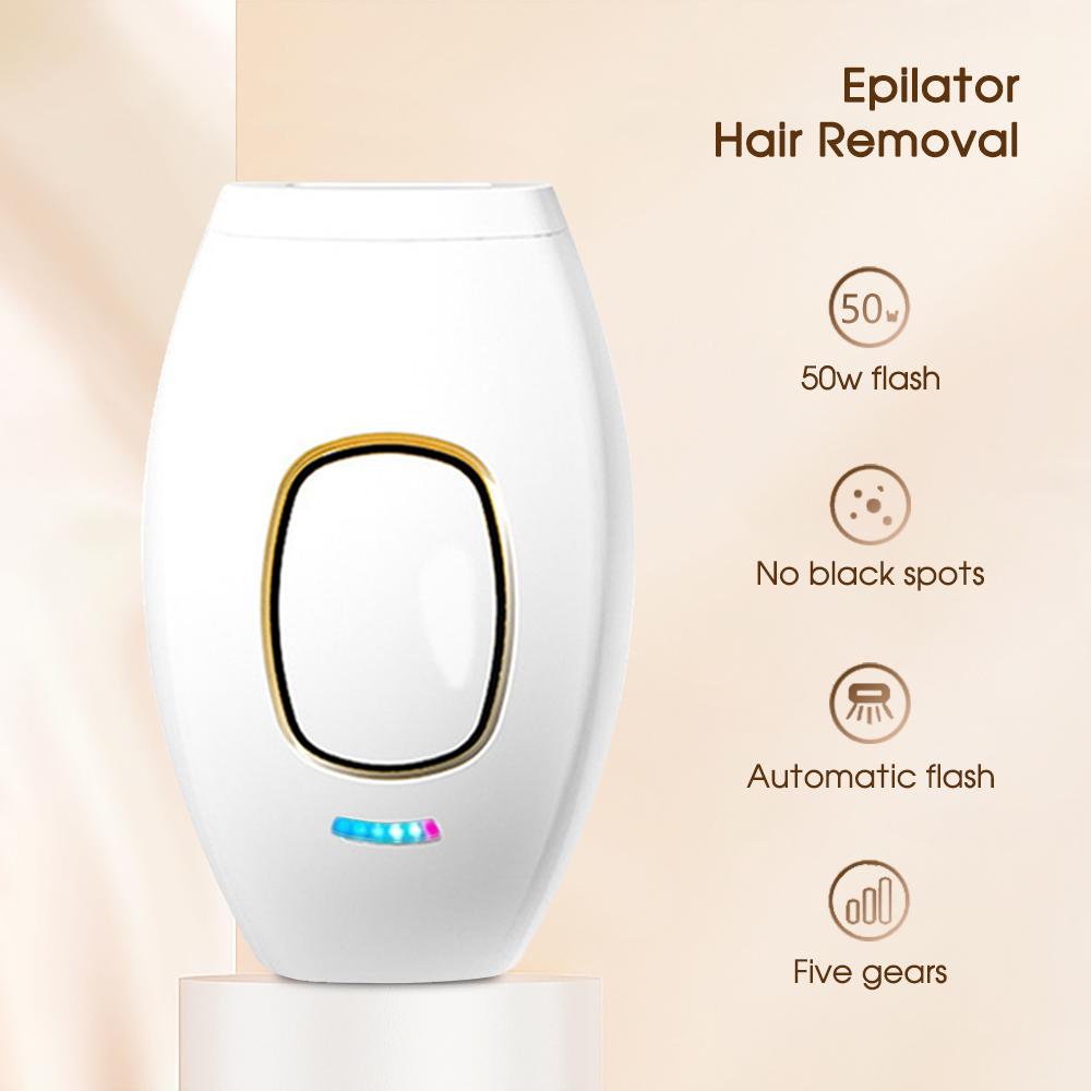 5 Gears IPL Epilator 500,000 Flashes Body Pubic Bikinis Laser Pulses Hair Removal for Women Depilator Shavers Home Use Devices R