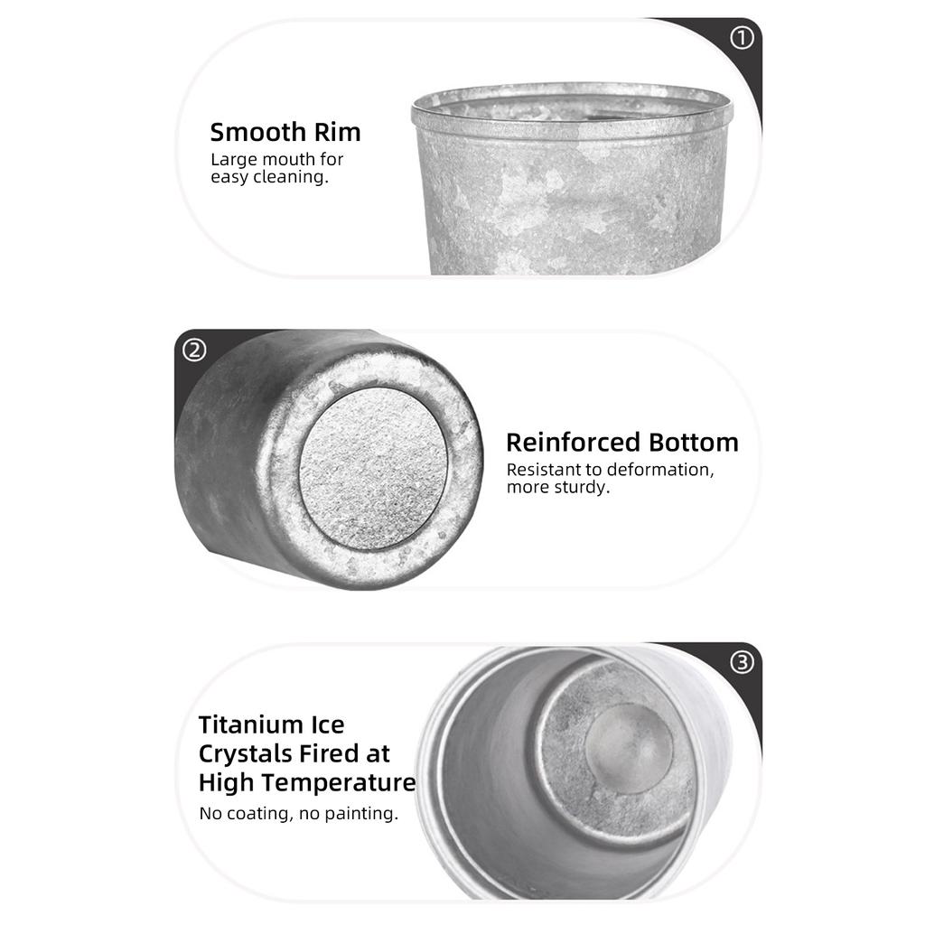 Titanium Insulated Travel Coffee Mug 400ml Double Walled Coffee Mug Insulated Coffee Mug With Lid