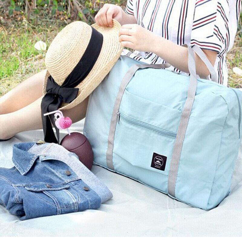 Pánská Dámská Cestovní Taška Skládací Duffle Víkendová Taška Do Tělocvičny Velká Zavazadla Outdoorová Kabelka