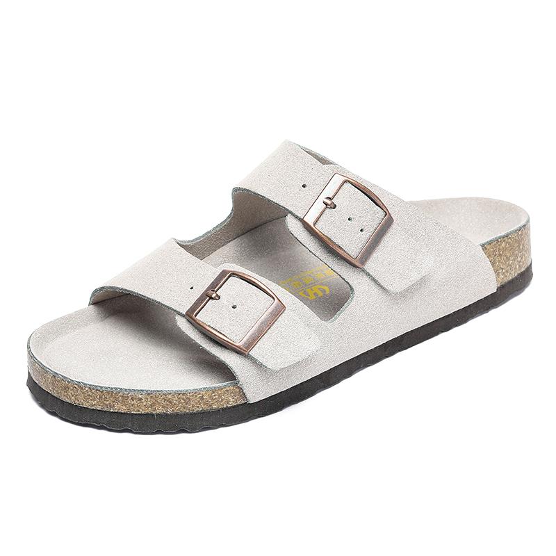 Leather Men Sandals Summer Men's Sandals Women Slippers Outdoor Beach Casual Shoes Zapatos Hombre Durable Non-Slip Luxury Shoes