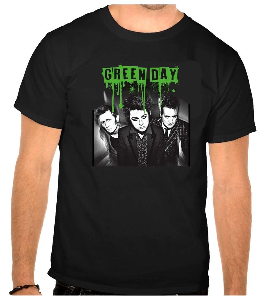 Green Day Greenday Rock Music Logo Black TShirt 1298 2XL