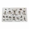 New 3D Forest Animal Birthday Cake Silicone Fondant Chocolate Mold Squirrel Deer Hedgehog Mushroom Mold