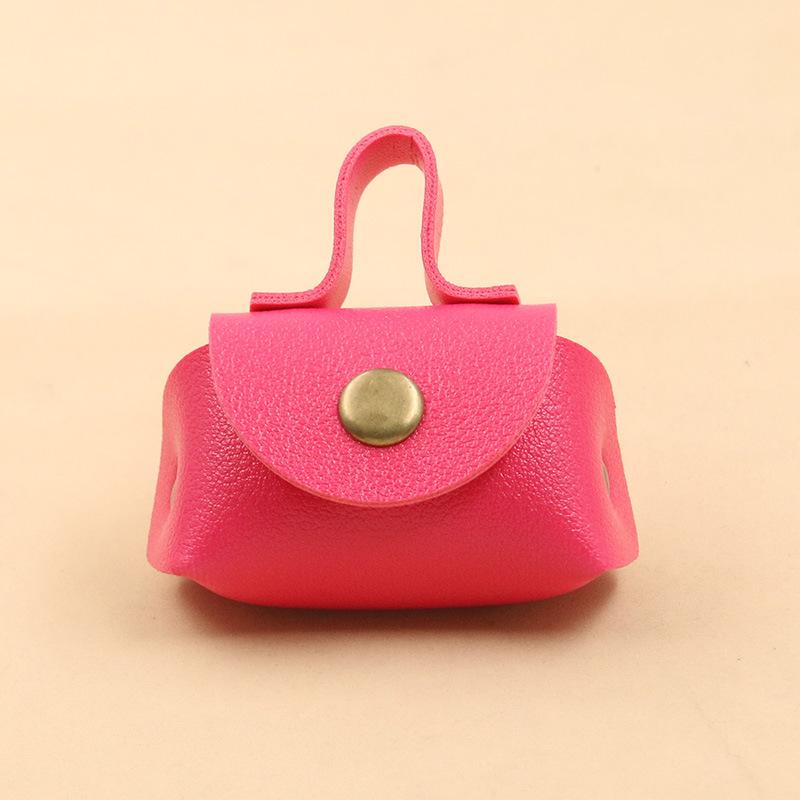 Retro Style PU Leather Necklace Coin Purse - 16 Color Choices, Trendy Accessory
