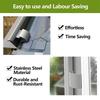 Stainless Steel Greenhouse Glass Clips Glazing Repairs ,resistant Spring Clips ,proof Sturdy Garden Clips Maintenance