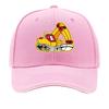 Adjustable Hat Featuring an Cartoon Excavator a Breathable Baseball Cap That Provides Cozy Suitabl Sandwich Baseball Cap