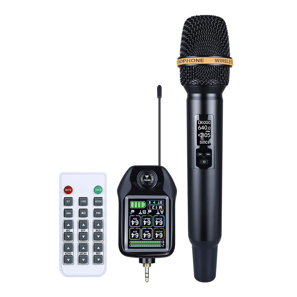 

Premium UHF Bluetooth Wireless Dual Microphone for Singing