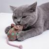 Simulation Plush Mouse Cat Toy With Catnip Bite Resistant