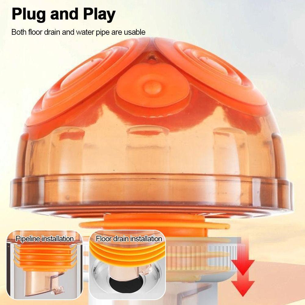 Anti-Odor Washing Machine Floor Drain Multi-port Sealing Plug  Laundry Room