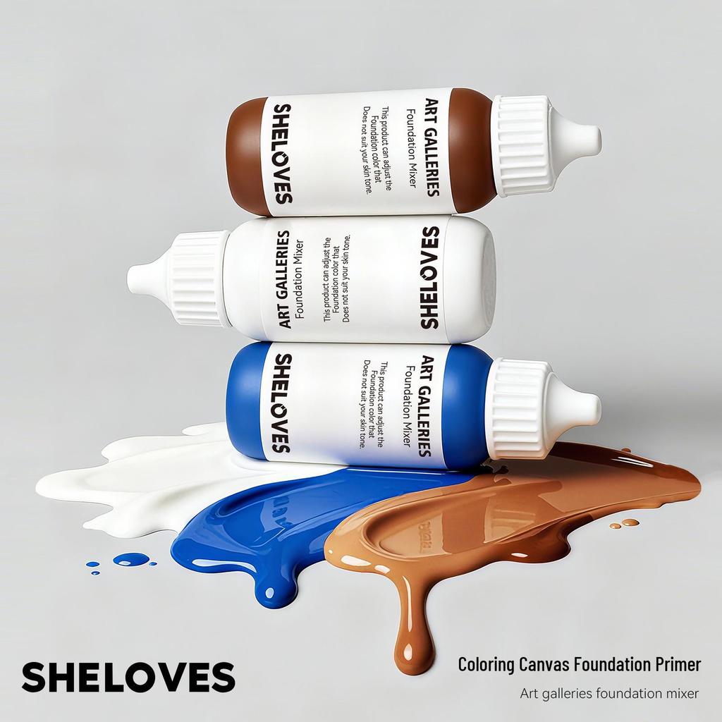 White Foundation Liquid Mix: Stage Makeup Adjuster for Dark Base
