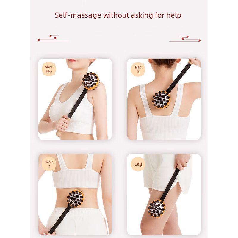 Hammer for Tapping Meridians, Full-Body Tapping Device, Handheld Hammer for Tapping Shoulders, Neck, and Back, Massage Stick, Back-Tapping Tool