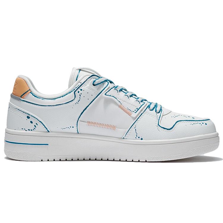 LINING Tianji Skate Shoes 'White Blue' AGCT375-1