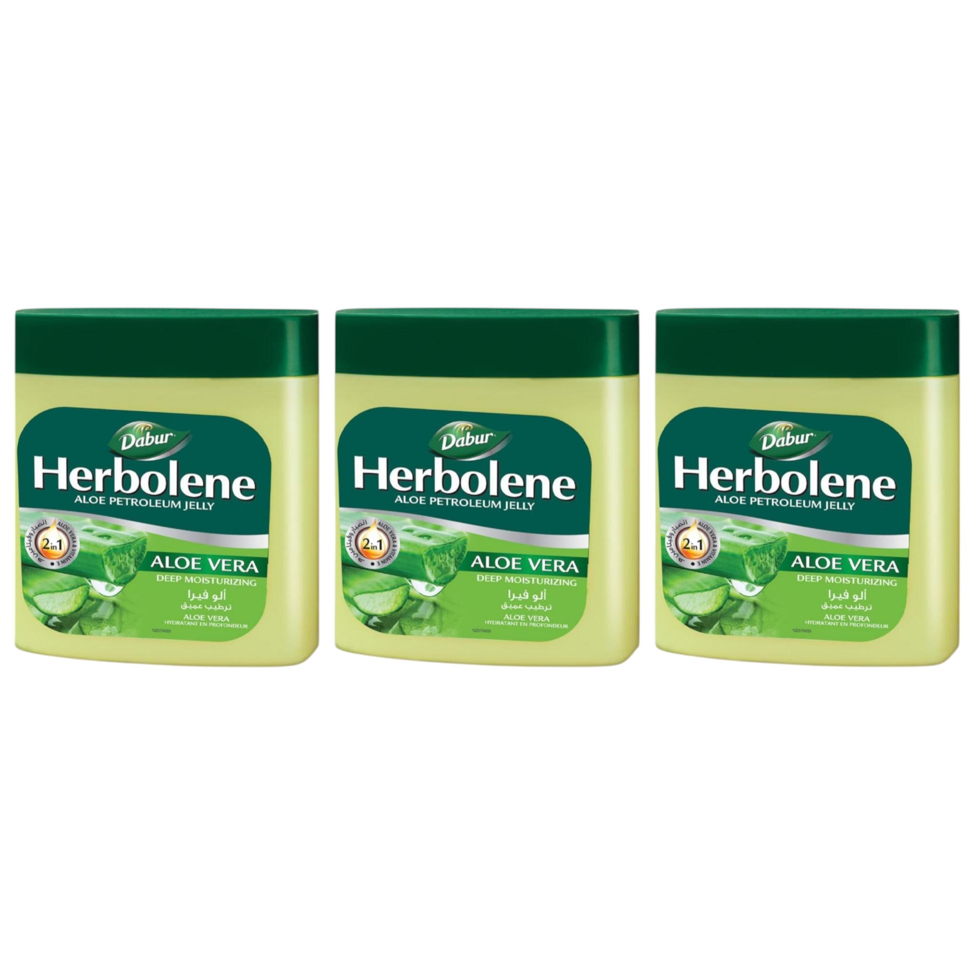 

Вазелін для шкіри Dabur Herbolene Aloe Vera 115 мл 3 pcs