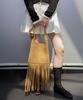 Levar Boho Suede Fringe Bag - Peanut