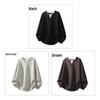 Jeanswest Men's Faux Two-Piece Long Sleeve Stand-Collar Sweatshirt