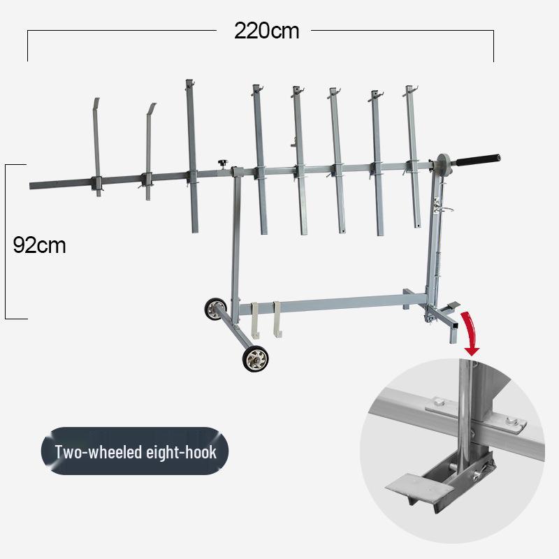 Changhong Multifunctional Auto Bumper & Sheet Metal Spray Paint Rack