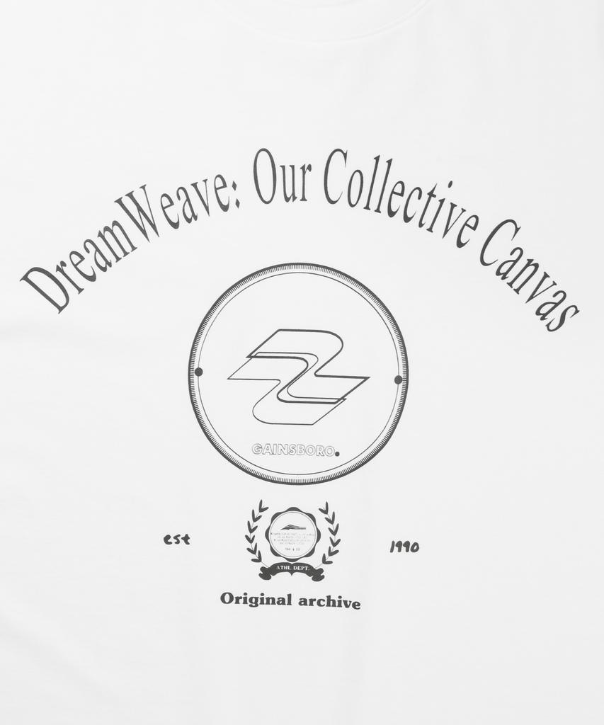 GAINSBORO [Cool Cotton] Lettering New Logo T-Shirt_White