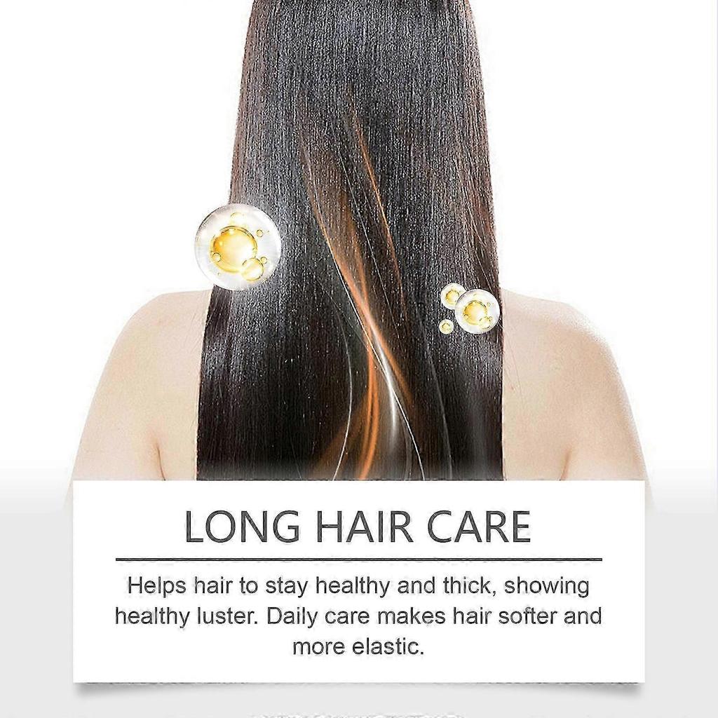 Hoegoa Castor Oil Hair Conditioner, Nourishes And Moisturizes Hair Care Soft And Glossy Daily Massage Treatment Oil