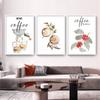 But First Coffee Arabica Kitchen Asthetic Wall Art Canvas Painting Nordic Posters & Prints Wall Pictures For Coffee Bar Decor