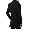 Men's Double-Breasted Wool Coat, Casual Autumn/Winter Windbreaker, Andy Lau Style