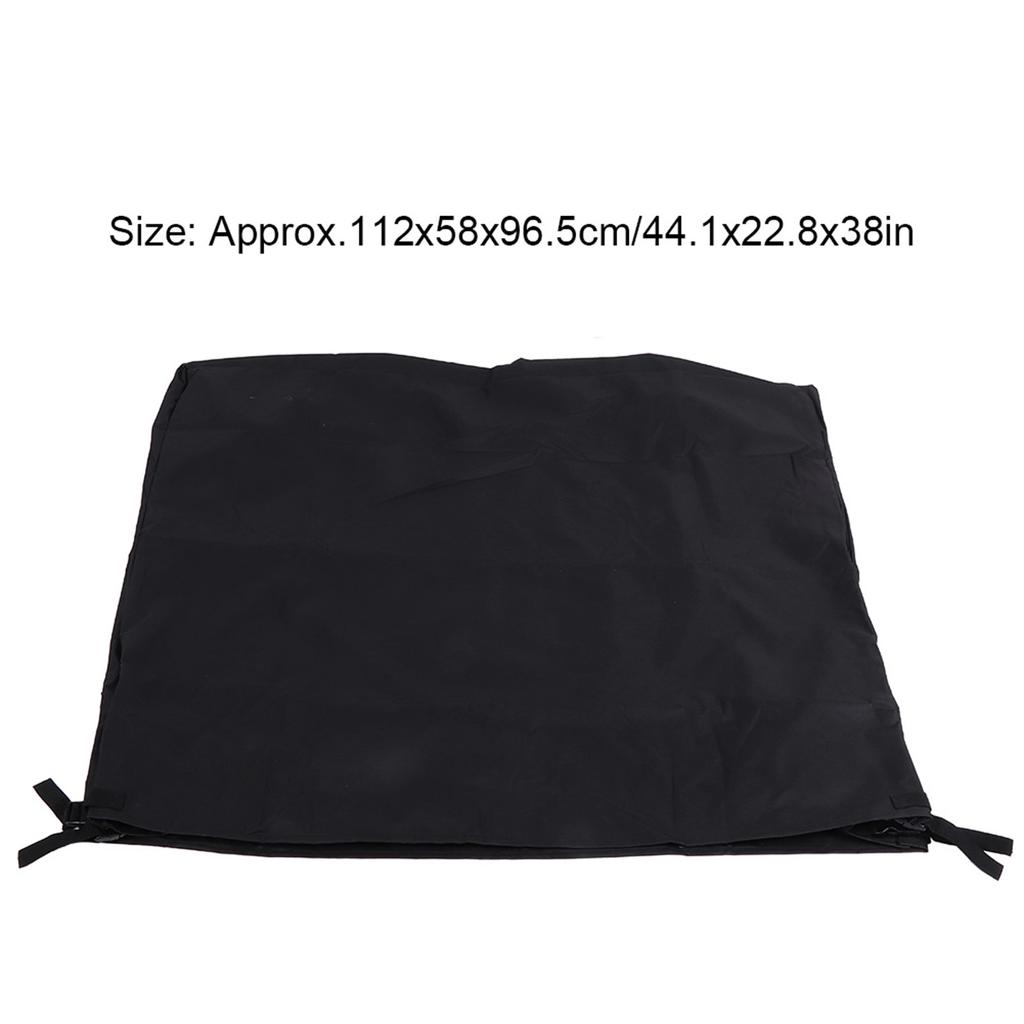 Outdoor Electric Powered Chair Water Resistant Transport Cover Waterproof Sun Shade Protective Cover Black