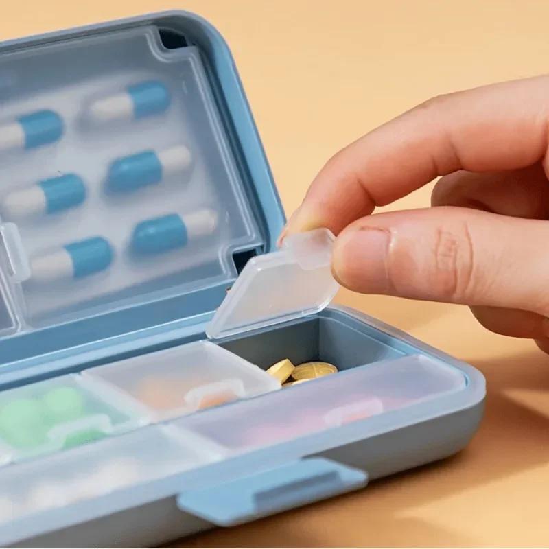 Multi-grid Pill Storage Box Portable Medicine Box Travel Pill Organizer Daily Pill Case Portable Medicine Vitamin Container
