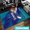 Custom Name Rug Charlotte Logo Art Area Rug Suitable for Indoor And Outdoor,Carpets for Homes, Offices,Living Rooms,Home Decor,Christmas Gift
