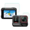 For Insta360 Ace Pro 2 PULUZ 3 In 1 Rear & Front Screen and Lens Tempered Glass Film (Transparent)