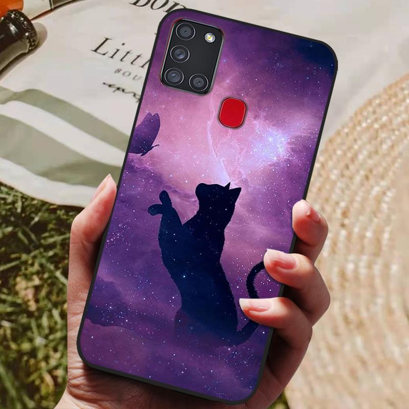 For Samsung A21S Case Phone Cover Silicone Soft TPU Back Cover for Samsung Galaxy A21S Case A 21S A21 S A217F Fundas Bumper