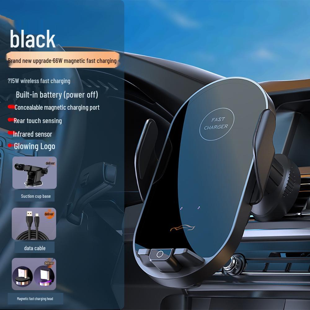 Wireless Car Charger and Smart Sensor Phone Mount (66W)