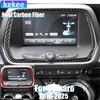 Real Carbon Fiber Car Accessories Center Console Frame Decorative Trim Cover Soft Sticker For Chevrolet Camaro 6th Gen 2016-2025