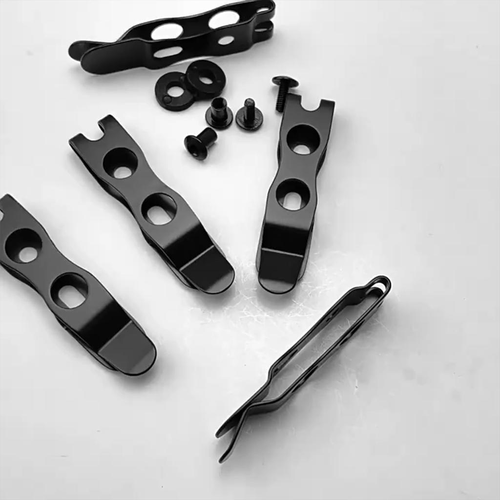 Holsterclips K-Scheide-Taillenclip-Zubehör Edelstahl-Scheide-Rückenclip Scheide-Trage-Taillenclip
