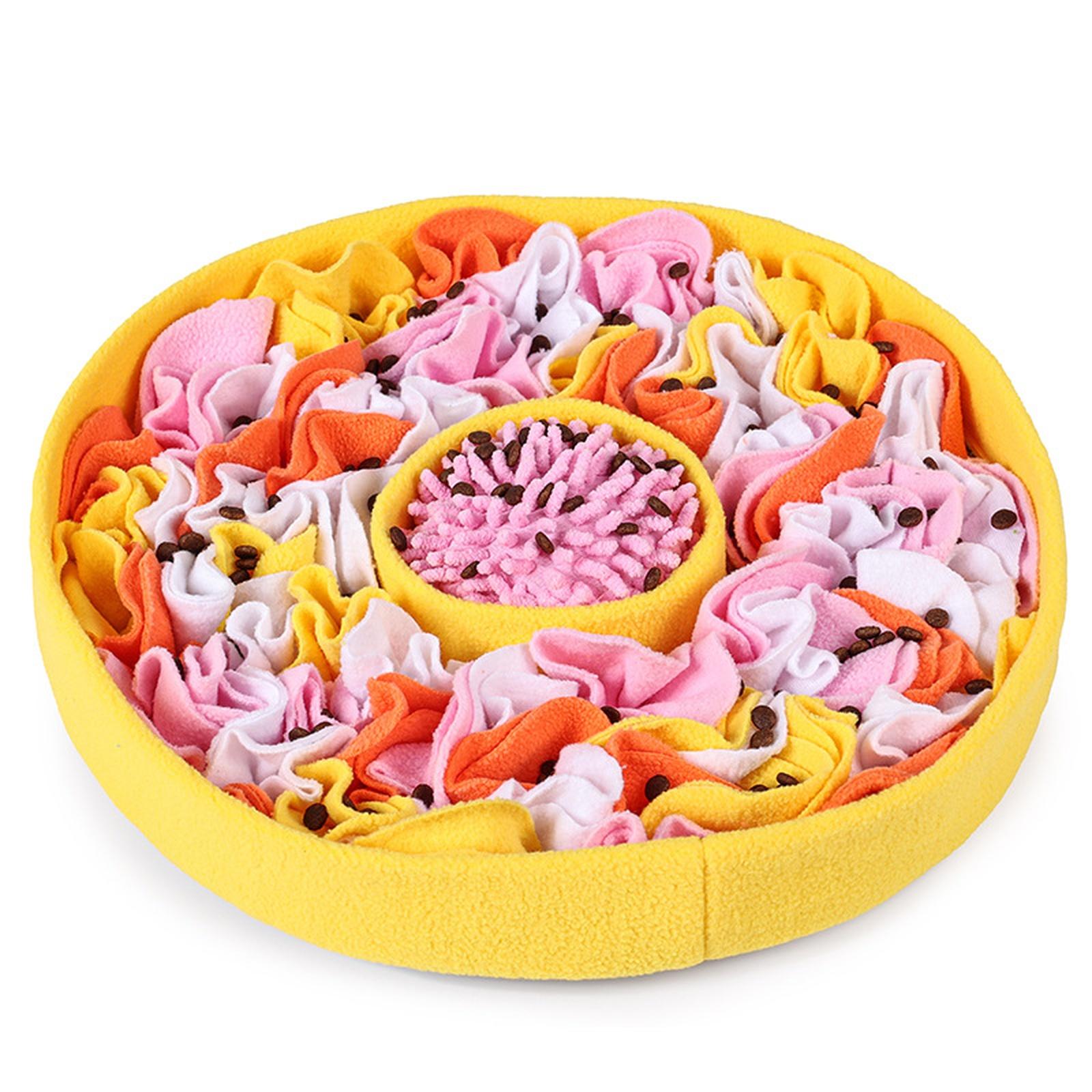 

Dog Snuffle Bowl Feeder Interactive Toy Brain Training Pet Supplies Direct one size жовтий