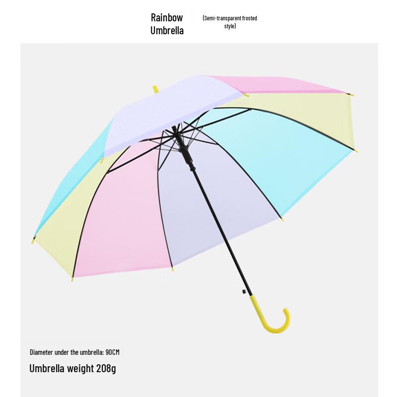 Nanqiao Transparent Long Handle Manual Umbrella