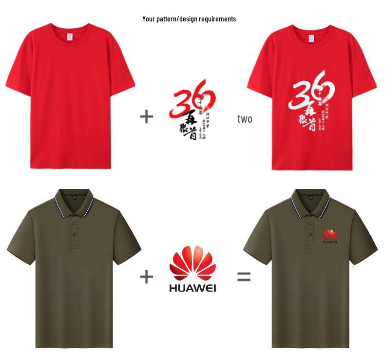Custom Embroidered Polo Shirt - Men's Quick-Dry Short Sleeve Workwear