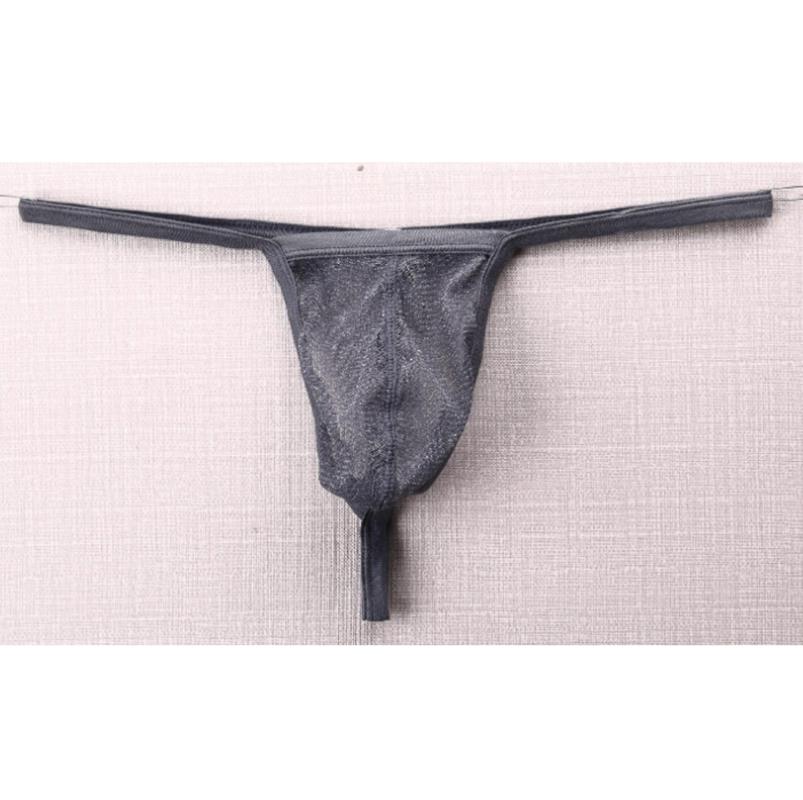 Pánské G-String síť Příze Průhledné spodky Tanga Spodní prádlo Kalhotky Velká velikost T-back