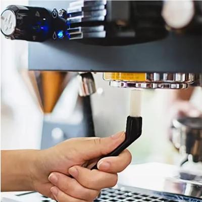 Coffee Brush Set Espresso Brush Kit Include Wooden Coffee Grinder Machine Cleaning Brush and Nylon Espresso Brush