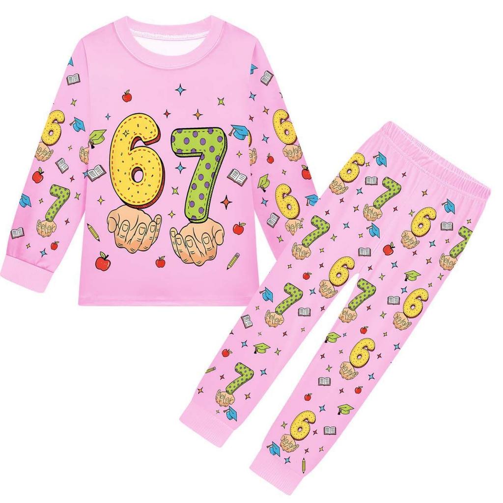 Fashion Children's Two Piece Set For Boys And Girls (Pants+Top)