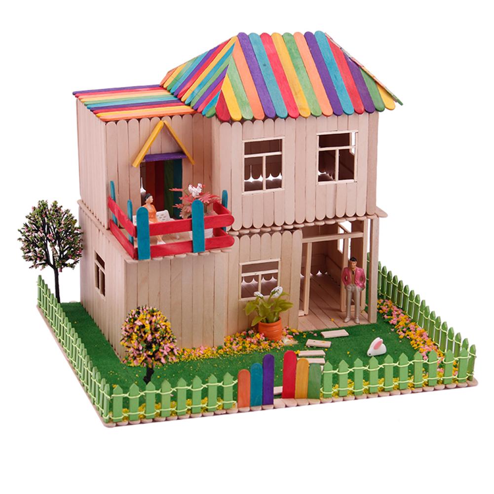 Craft Ideas Ice Cream Stick Doll House Pack Of 50 Large Craft1