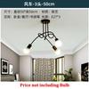 New Vintage Retro Black Iron Ceiling Chandeliers with 3 5 8 Pipes - Classic Loft Lustre for Living Dining Room Decor, Timeless E