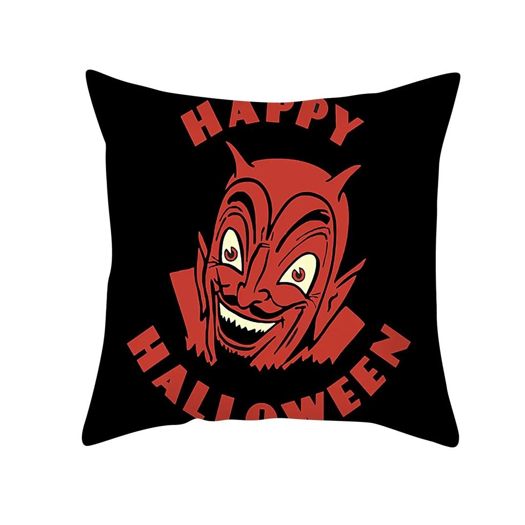 Halloween Decorative Pillow Pumpkin Pumpkin Witch Cushion Cover Is Suitable for Home Living Room Sofa WSH Room Decoration