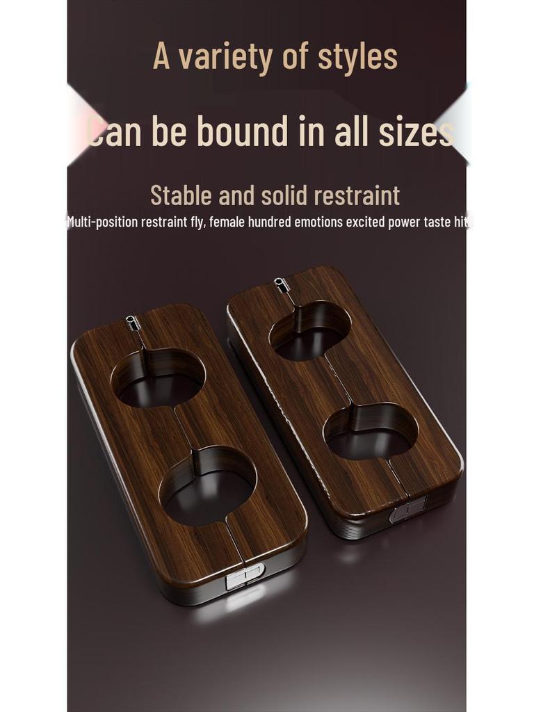 Wooden Erotic Restraint Cuffs: Hand & Foot Limb Restraint Props for Punishment Training