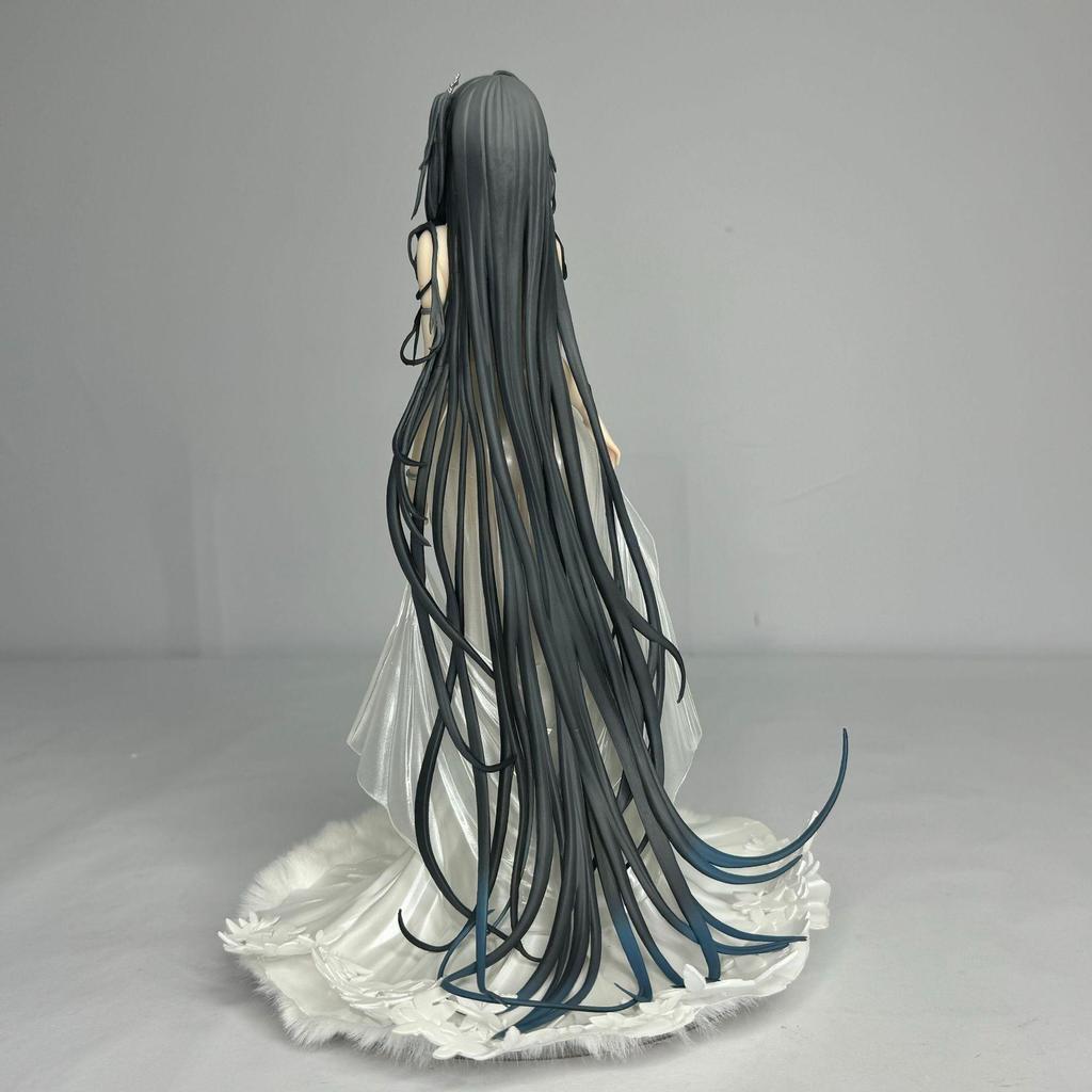 High-Quality Phoenix Wren Blue Anime Girl Hand-Made Model Desktop Ornament