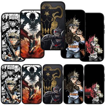 Samsung Galaxy S24 S23 iPhone 16 15 14 Xiaomi Redmi Note 13 12 11 10 8 Plus 9 Pro Max X XR telefono dėklas Anime Asta Black Clover OPPO Huawei viršelis