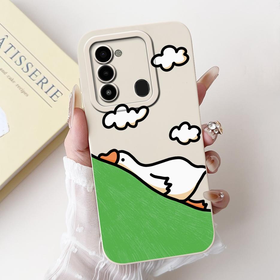For Tecno Spark Go 2022 Case KG5 KG5h Cute Panda Cartoon Cover For Tecno Spark 8C Spark8C KG5k KG5j Phone Case Soft Fundas Coque
